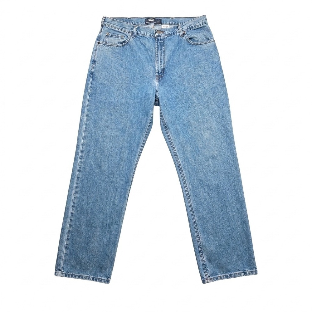VINTAGE‎ Harley Davidson Jeans 40x30 Meas 38x29 Light Wash Distressed Men's